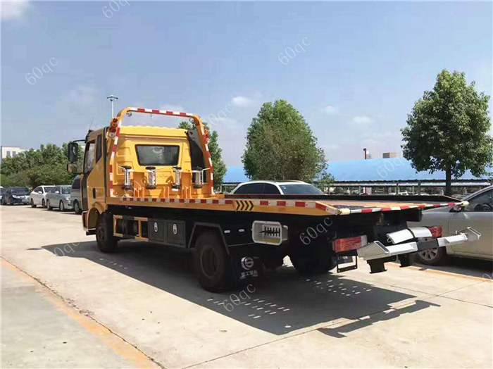 解放J6一拖二平板清障車 解放J6一拖二平板清障車