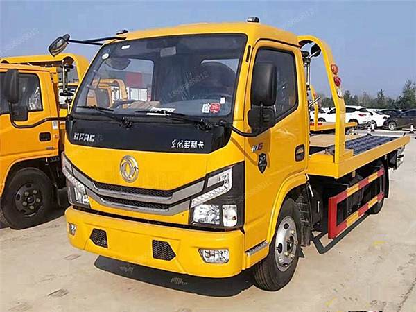 東風(fēng)多利卡D6一拖二藍(lán)牌清障車
